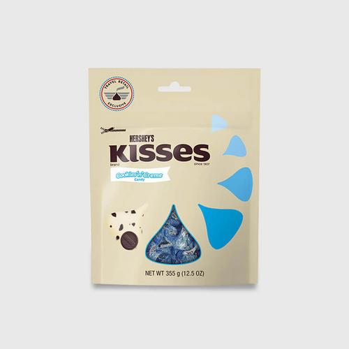 HERSHEY'S Kisses Cookies & Crème Pouch 355g