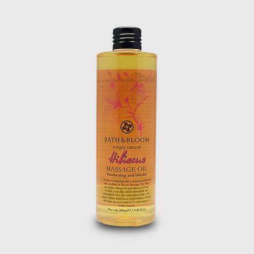 Bath & Bloom Hibiscus Massage Oil 260ml