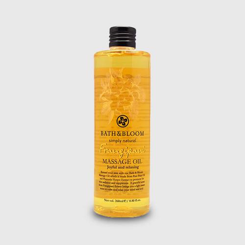 Bath & Bloom Frangipani Massage Oil 260ml