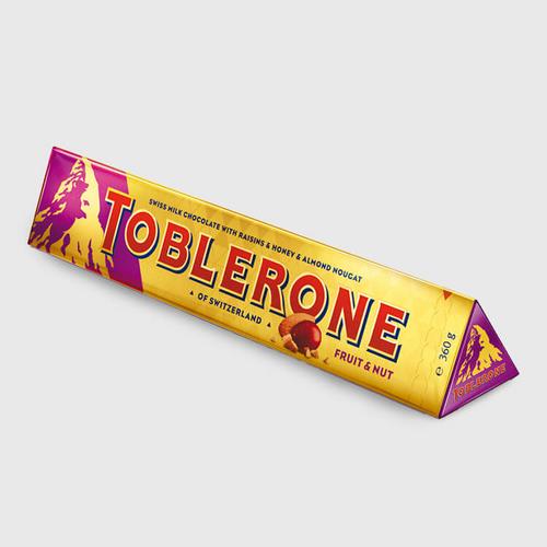 TOBLERONE Fruit & Nut Tablet 360 g