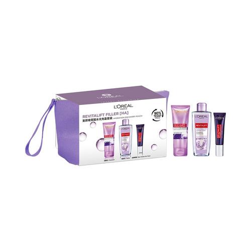 欧莱雅复颜玻尿酸水光充盈套装 (100+200+30ml)
