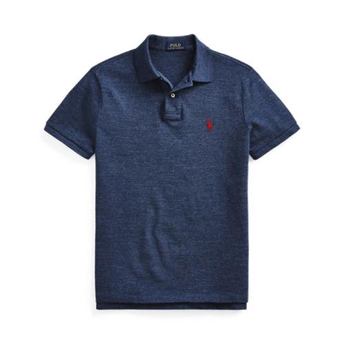拉夫·劳伦 定制修身网眼 Polo 衫 海军蓝 尺码 L