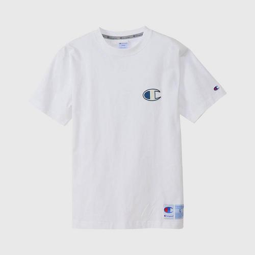 CHAMPION Short Sleeve T-Shirt C3-U305-010 - White S