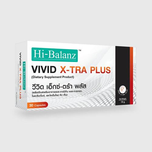 Hi-Balanz Vivid X-TRA Plus L-Carnitine 30 Capsules