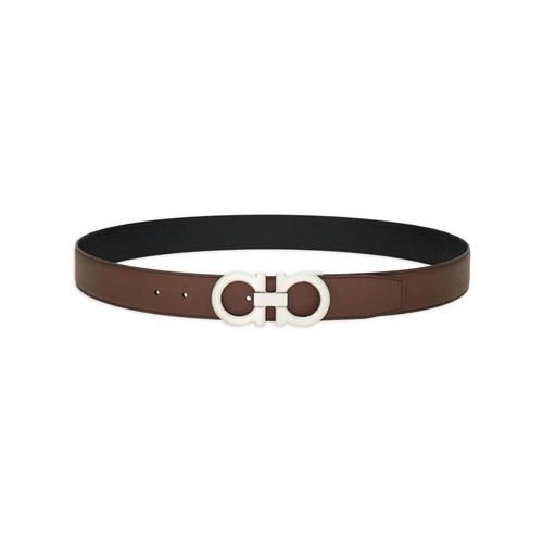 FERRAGAMO M.BELT DOUB ADJ/BR SIZE 115