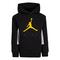 Jordan Jumpman By Nike Pullover Hoodie BLACK SIZE 4..