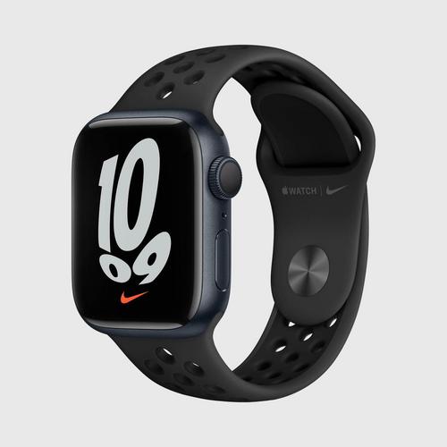 APPLE Watch Nike Series 7 (GPS) Midnight Aluminum Case with Anthracite
Black Nike Sport Band - 41 mm