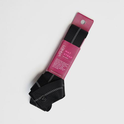 VAKEN Yoga Strap Nylon - Black/Reflective (240 cm)