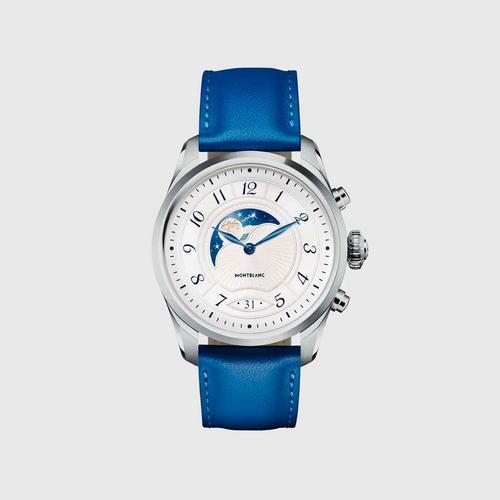 MONTBLANC Summit 2 Stainless Steel and Leather Watch - Model MB119722