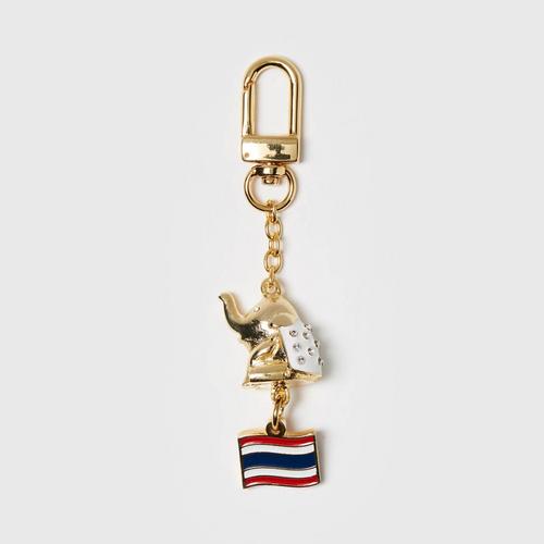 MAHANAKHON Elephant 3D Sit Keychain
