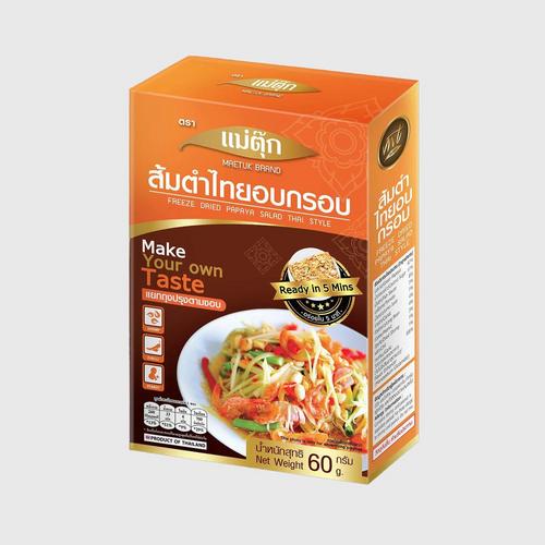 MTU FREEZE DRIED PAPAYA SALAD THAI STYLE 60 G.
