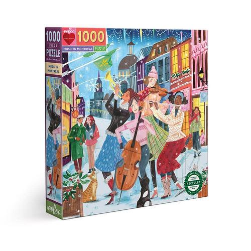 EEBOO - Music in Montreal 1000 Pc Sq Puzzle