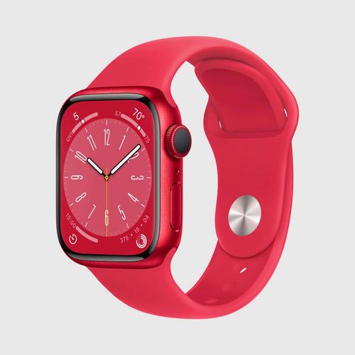 APPLE Watch S8 (GPS+Cellular) (PRODUCT)RED Aluminum Case with
(PRODUCT)RED Sport Band (41mm)