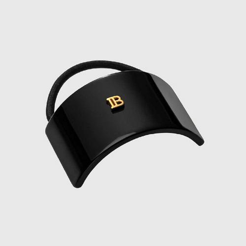 BALMAIN PARIS HAIR COUTURE Cellulose Acetate Elastique pour Cheveux HairAccessories - Black