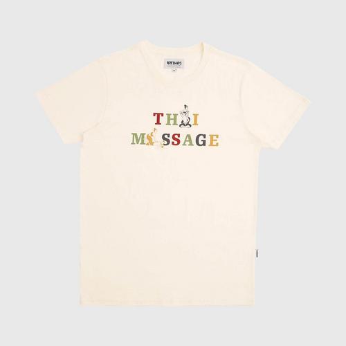 MAHANAKHON T-Shirt Font Thai Massage S - Off White