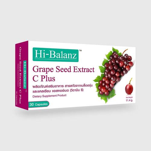 Hi-Balanz Grape Seed Extract C Plus 30 Capsules