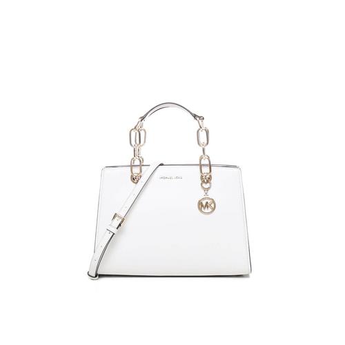 MICHAEL KORS S24 CYNTHIA MD-SATCHEL/OPTWHT