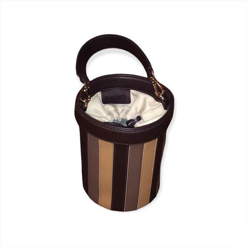MONGANTE Bucket bag - Chocolate Mustard