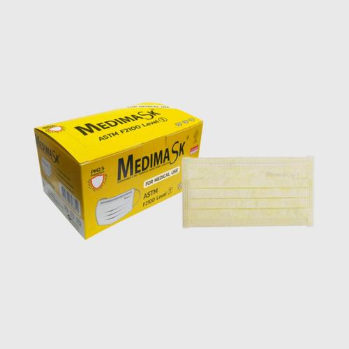 MEDIMASK 50 pcs Medical Mask - Yellow