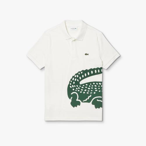 LACOSTE Men's Lacoste Regular fit Oversized Crocodile Print Polo Shirt - 6
