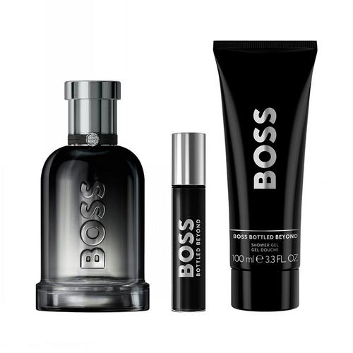 博斯 瓶装Beyond男士香水与沐浴露三件套礼盒（100ML+10ML+100ML）