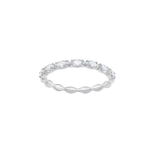 SWAROVSKI Vittore Marquise Ring, White, Rhodium plating-Size 55