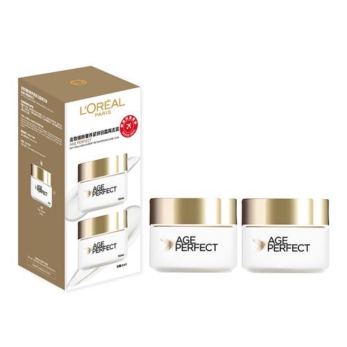 L’Oréal 欧莱雅金致臻颜日霜两支装 50ml*2