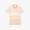 拉科斯特LACOSTE Men's Striped Polo Shirt (White/Pink) - Size 3 (S)