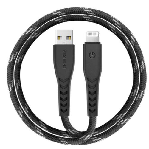 ENERGEA CABLE NYLOFLEX USB-A TO LIGHTNING C89 1.5M – BLACK