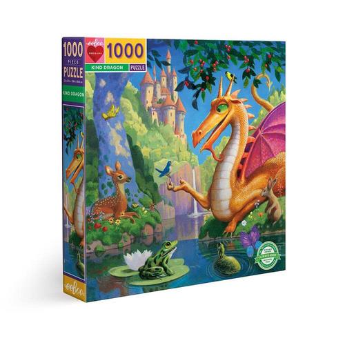 EEBOO - Kind Dragon 1000 Pc Sq Puzzle