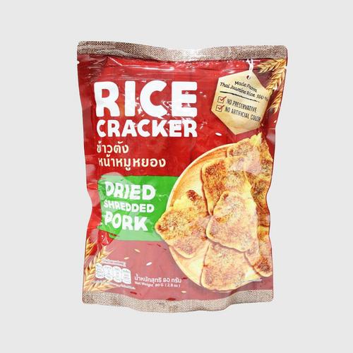 Scent of Healthy Rice Cracker with Dried Shredded Pork  80 g.
