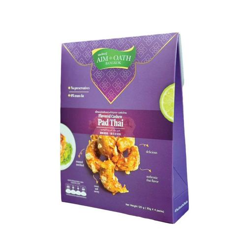 AIM-OATH PAD THAI FLAVORED CASHEW NUT 120G.