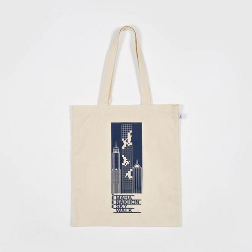 Mahanakhon SkyWalk & City 1 Tote Bag Navy