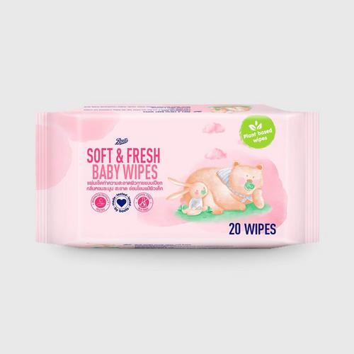 BOOTS Baby Wipes Soft & Fresh - 20 Pieces