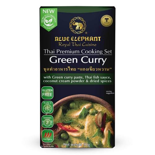 BUE THAI COOKING SET GREEN CURRY 95 G.