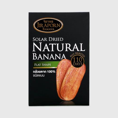 JIRAPORN Natural Banana 100% Flat Shape 450g.