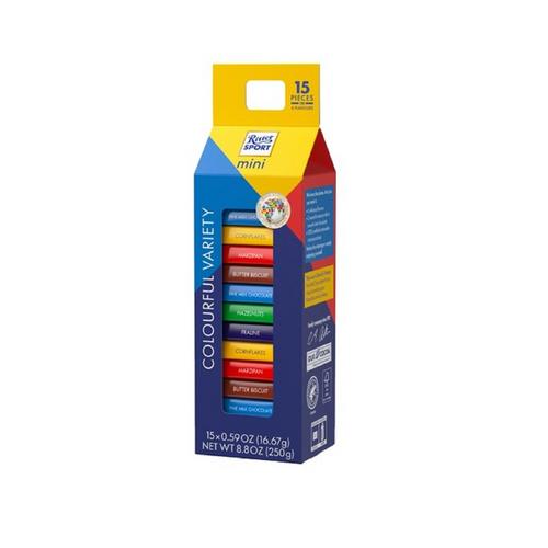 RITTER SPORT MINI TOWER 250g  （仅一盒）