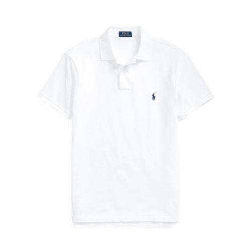 拉夫·劳伦 修身网眼 Polo 衫 白色 尺码 S