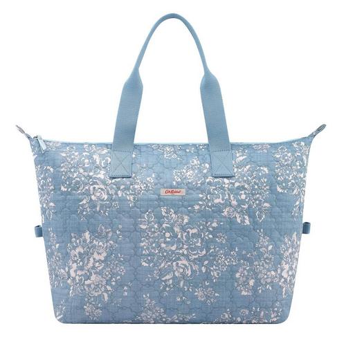 CATH KIDSTON Blue Embroidered Overnight Bag