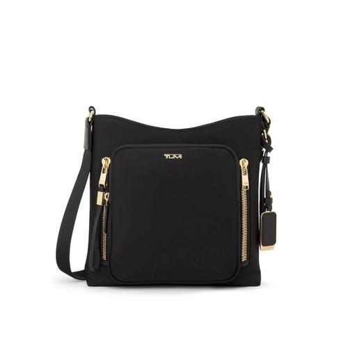 TUMI VOYAGEUR TYLER CROSSBODY BLACK/GOLD