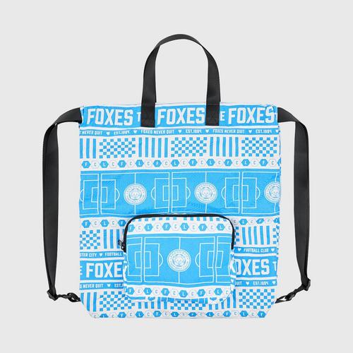 Leicester City Football Club Restwear Drawstring Backpack Blue