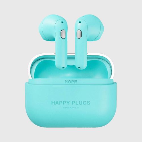 HAPPY PLUGS Hope True Wireless Headphones - Turquoise