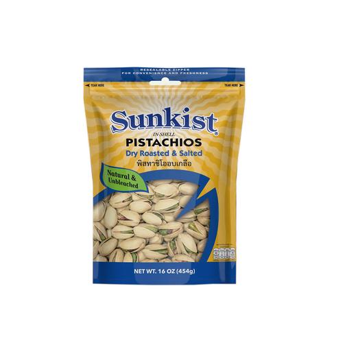 SUNKIST新奇士炭烧盐焗开心果454g