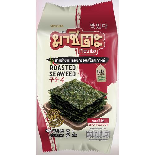Masita Roasted Seaweed 5 G. Spicy Flavor