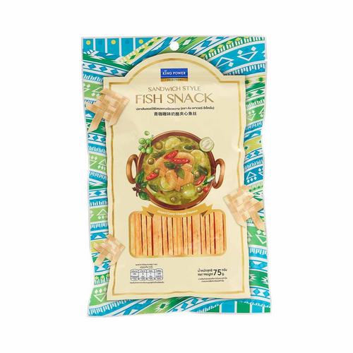 青咖喱味奶酪夹心鱼丝75g