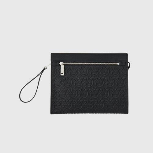 SALVATORE FERRAGAMOM.LLG TRAVEL EMBOSS BLOCCO/BLACK