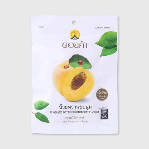 DOI KHAM Dehydrated Sweet Cured Pitted Chinese Apricot 25g