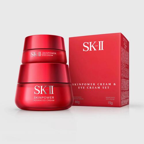 SK-II 赋能焕采精华霜与眼霜套装