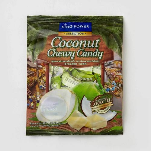KING POWER SELECTION Coconut Chewy Candy With Coconut Pulp 200g.