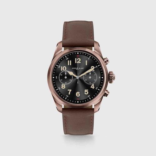 MONTBLANC Summit 2 Stainless Steel Brown and Leather Watch - Model MB126479